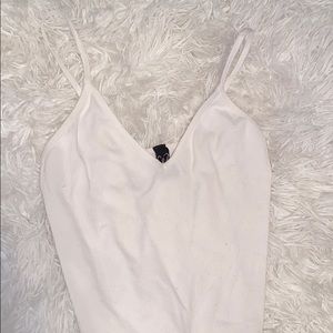 White Windsor bodysuit